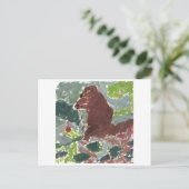 Fußbodenpflaster Postkarte (Stehend Vorderseite)