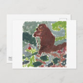 Fußbodenpflaster Postkarte (Vorne/Hinten)