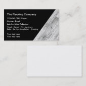 Fußbodenreinigungs- und Einbaustandkarten Visitenkarte (Vorne/Hinten)