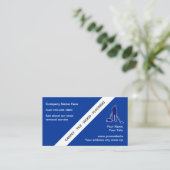 FußbodenreinigungsVisitenkarten Visitenkarte (Stehend Vorderseite)