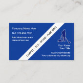 FußbodenreinigungsVisitenkarten Visitenkarte (Vorderseite)