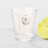 Fußbodenschussglas Schnapsglas (Rückseite)