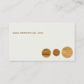 Fußbodenverleger Visitenkarte (Rückseite)