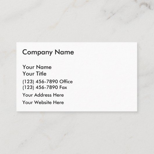 FußbodenVisitenkarten Visitenkarte (Rückseite)