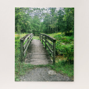 FUSSBRÜCKE AUS NATURRESERVE PUZZLE