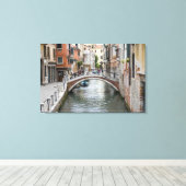 Fußbrücke in Venedig Leinwanddruck (Insitu (Holzboden))