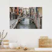 Fußbrücke in Venedig Poster (Küche)