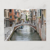 Fußbrücke in Venedig Postkarte (Vorderseite)