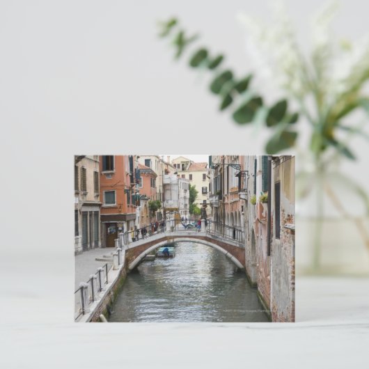 Fußbrücke in Venedig Postkarte (Stehend Vorderseite)