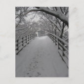 Fußbrücke Postkarte (Vorderseite)
