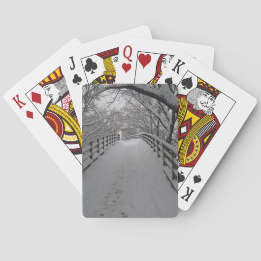 Fußbrücke Spielkarten (Rückseite)