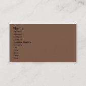 Fußdrucke Visitenkarte (Rückseite)