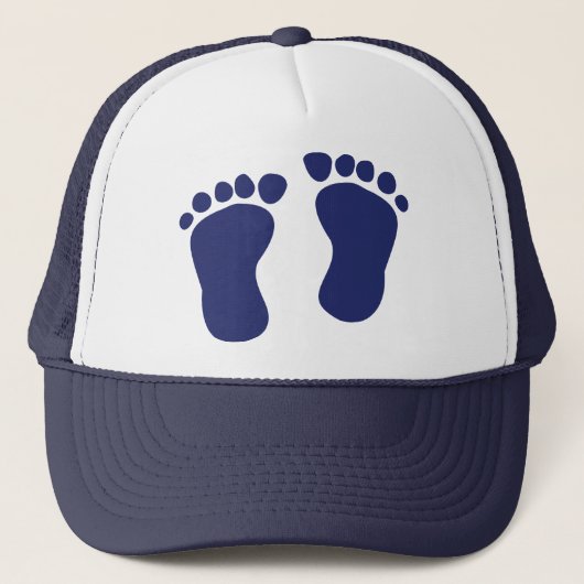 Füße - Baby Truckerkappe (Vorderseite)