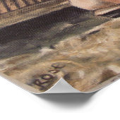 Füße der Geliebten... Meher Baba Poster (Ecke)