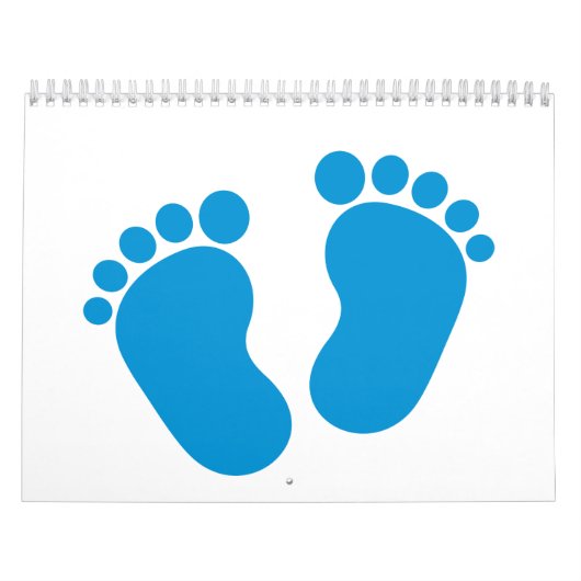 Füße des blauen Babys Kalender (Titelbild)