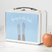 Füße (dunkle Haut) in der Lake Lunch Box (Beispiel)