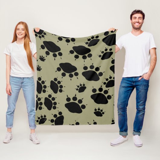 Füße Fliesblanket Fleecedecke (Beispiel)