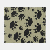 Füße Fliesblanket Fleecedecke (Vorderseite (Horizontal))