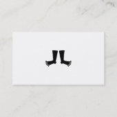 Füße, Ihr Name hier, Visitenkarte (Rückseite)