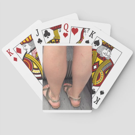 Füße in der Sonne Spielkarten (Rückseite)