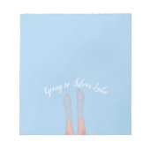 Füße in Lake 5.5" x 6" Notepad - 40 Seiten Notizblock (Vorderseite)