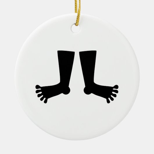 Füße Keramikornament (Vorne)