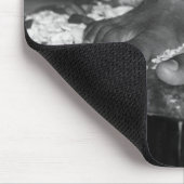 Füße Sathya Sai Babas Lotus auf Mousepad (Ecke)