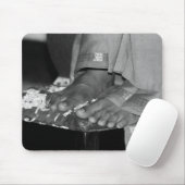 Füße Sathya Sai Babas Lotus auf Mousepad (Mit Mouse)
