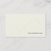 Füße Visitenkarte (Rückseite)