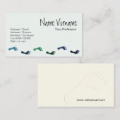 Füße Visitenkarte (Vorne/Hinten)