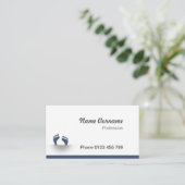 Füsse Visitenkarte (Stehend Vorderseite)