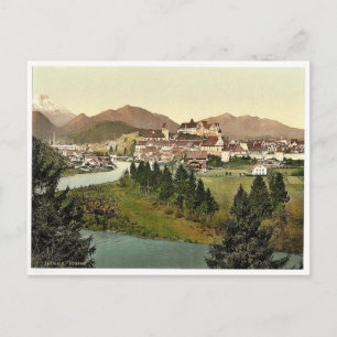 Füssen, Bayern, Deutschland Vintage Photochrom Postkarte