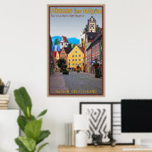 Füssen im Allgäu Poster (Heimbüro)
