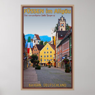 Füssen im Allgäu Poster