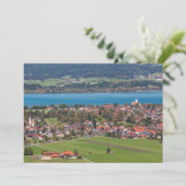 Fussen Town Landschaft Dankeskarte (Stehend Vorderseite)