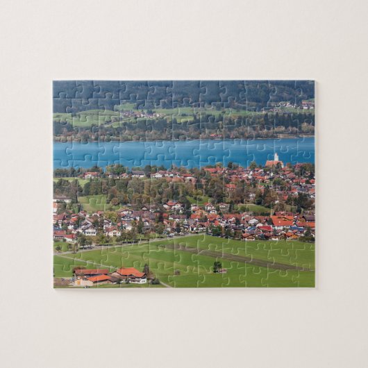 Fussen Town Landschaft Puzzle (Horizontal)