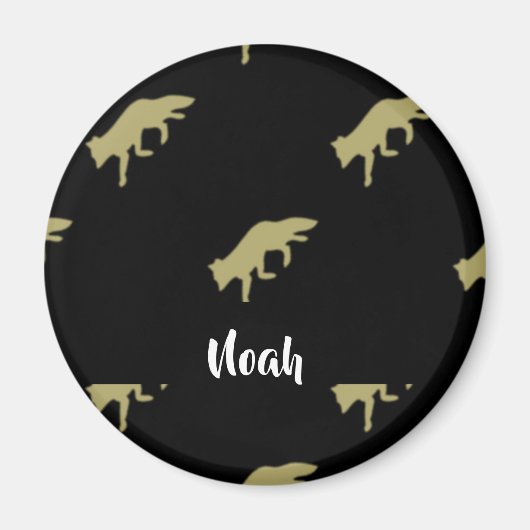 Fußfuchs Magnet (Vorne)