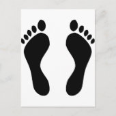 Fußfüße Postkarte (Vorderseite)