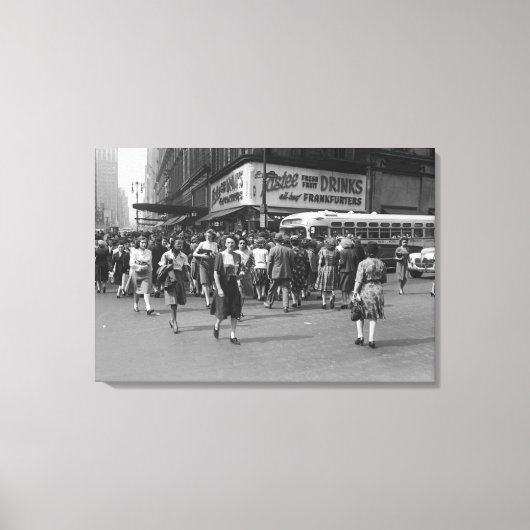 Fußgänger 2 leinwanddruck (Vorderseite)