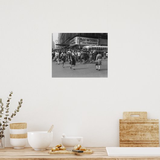 Fußgänger 2 poster (Küche)