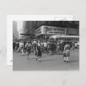 Fußgänger 2 postkarte (Vorne/Hinten)