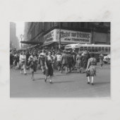 Fußgänger 2 postkarte (Vorderseite)