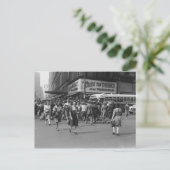 Fußgänger 2 postkarte (Stehend Vorderseite)