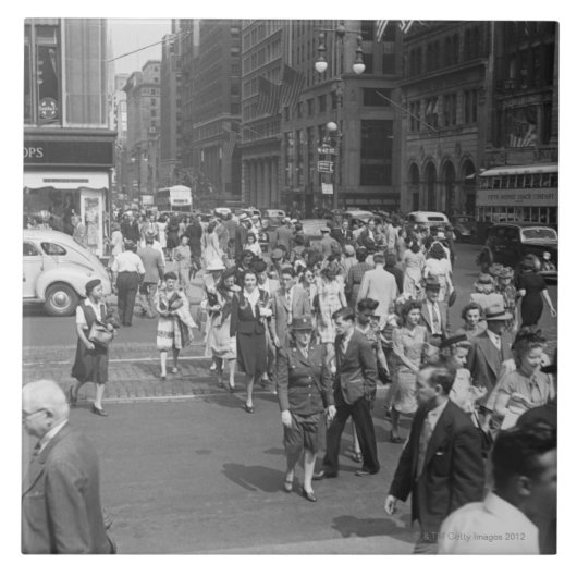 Fußgänger Fliese (Vorderseite)