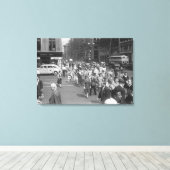 Fußgänger Leinwanddruck (Insitu (Holzboden))