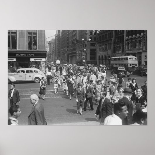 Fußgänger Poster (Vorne)