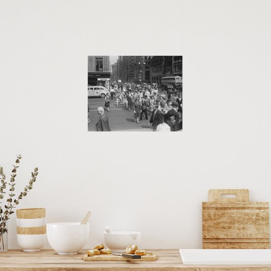 Fußgänger Poster (Küche)