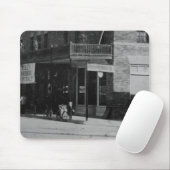 Fußgänger, Radfahrer und Pferdwagen Mousepad (Mit Mouse)