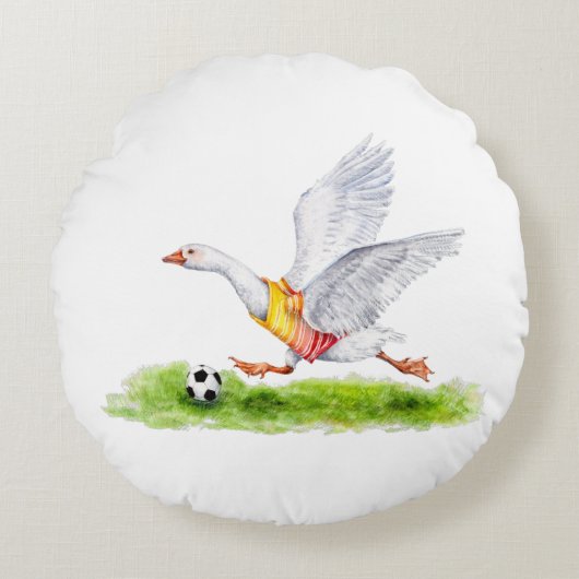 Fußgänger Rundes Kissen (Vorderseite)