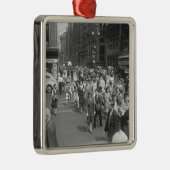 Fußgänger Silbernes Ornament (Rechts)